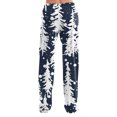 thumbnail image 3 of Women's Casual Fashion Christmas Pajama Pants, Long Sleepwear Trousers for Sports and Home Use, Comfortable and Soft Material for Nightwear and Lounging,Navy,2XL, 3 of 6
