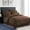 Chocolate, variant on 8 Piece Bed In A Bag Greek Key Comforter Sheet Bed Skirt Sham Set