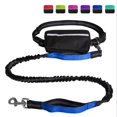 thumbnail image 2 of Amdohai Hands-free Waist Dog Leash with Removable Zipper Pouch Reflective Strap Double Bungee Double Handles, 2 of 8
