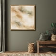 thumbnail image 4 of Framed Canvas Print Neutral Abstract Wall Art Modern Minimalist Decorative for Living Room Bedroom - 24"x24" NATURAL, 4 of 8