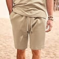 thumbnail image 2 of Men's Shorts - Men's Flat Front Short Running Shorts Gym Shorts Quick Dry Activewear Quick Dry Loose-Fit Athletic Shorts Outdoor Hiking Shorts with Pockets, 2 of 8