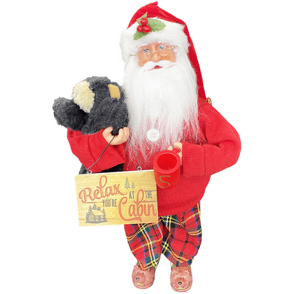 Santa's Workshop, Inc 15" Relax at the Cabin