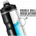 thumbnail image 3 of PRO BIKE TOOL Insulated Bike Water Bottle - 680 ml, 24 oz (Black), 3 of 8