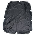 thumbnail image 1 of Funda impermeable para columpio de jardín, hamaca, tienda de campaña, a prueba de polvo, portátil, para exteriores, hogar, tres plazas, 195 x 125 cm (negro), 1 of 5