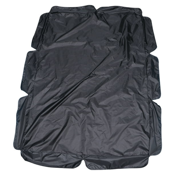 EeaseMX Funda impermeable para columpio de jardín, hamaca, tienda de campaña, a prueba de polvo, portátil, para exteriores y hogar - 190 x 132 cm (negro)