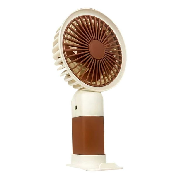 Mini ventilador portátil creativo con carga USB, ventilador de escritorio portátil de mano