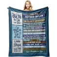 thumbnail image 1 of LHSHID Mother in Law Gifts from Daughter in Law Mother in Law Gifts Blanket Mother in Law Birthday Gifts Mother in Law Gifts Ideas for Christmas for Mother in Law Throw Blankets 30x40in, 1 of 6