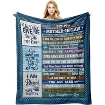Mother in Law Gifts from Daughter in Law, Mother in Law Gifts Blanket 60"x50", Mother in Law Birthday Gifts, Mother in Law Gifts Ideas for Christmas for Mother in Law Throw Blankets