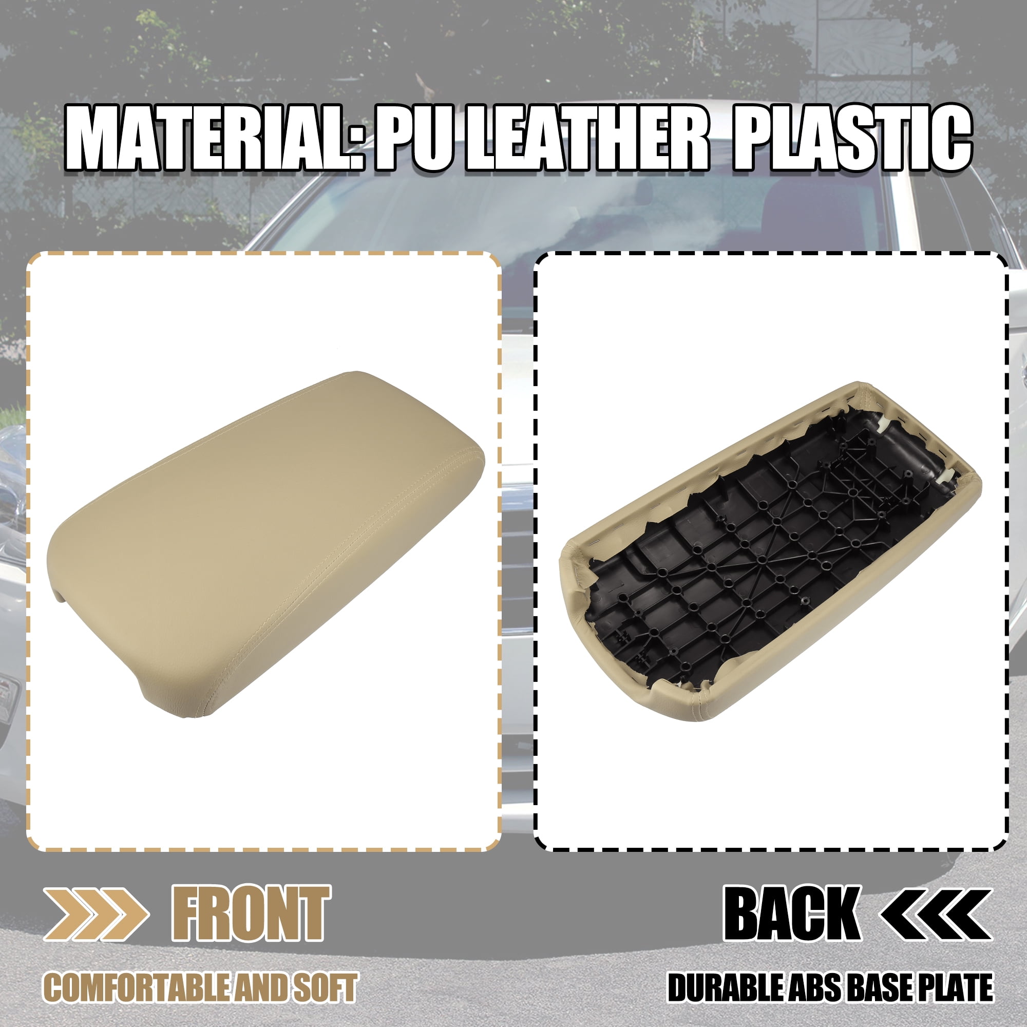 Unique Bargains Car Center Console Cover Armrest Replacement for Nissan Altima