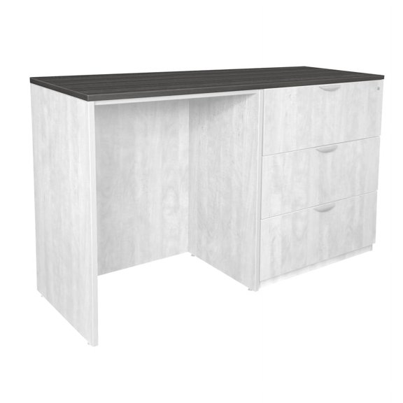 Regency 36" x 36" Rectangle Melamine Table Top, Ash Grey
