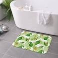 thumbnail image 7 of Non Slip Door Mat, Avocado And Tropical Palm Leaves Fast Drying Bath Tub Mats, Absorbent Bathroom Rugs Entrance Welcome Mat, Bath MatS for Tub, Floor, Home, Kitchen, Hotel,16x24in, 7 of 7