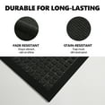 thumbnail image 3 of Kitchen & Home Floor Mat Polypropylene Small Grid Composite Rubber Mat, Gray, 45x75x0.7cm, 3 of 8