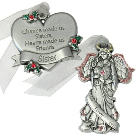 Gloria Duchin 2pc Sister Ornament Gift Set