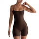 thumbnail image 1 of de Entrenamiento para Mujer, Sin Mangas, con Espalda Descubierta, Control de Abdomen, para Yoga, Color Marrón, Talla XS, 1 of 10