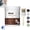 Black, variant on Eco‑Friendly Water‑Based Furniture Paint for Restoration and Renovation,White Touch Up Paint,White Paint for wood, Doors, Cabinets, Furniture, Quick-Drying Formula, Easy Application