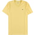 thumbnail image 1 of Lacoste Solid Pima - Camiseta básica para hombre, color amarillo, grande, 1 of 1