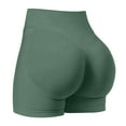 thumbnail image 5 of Ovticza Women Workout Impact Shorts 3.6"/ 4.5"/ 6" Scrunch Butt Lifting Gym Seamless Booty Biker Shorts Green M, 5 of 5