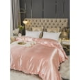 thumbnail image 5 of Move Over Satin Ruffle Duvet Cover Twin Only Pink Girls Bedding Set Ruffle Pattern Silky Microfiber No Filling, 5 of 10