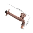 thumbnail image 2 of EXHUMKY 1Pcs Faucets for Wall Kitchen Sinks in Light Brown Metal 15.5x9.5x4in, 2 of 8
