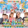 thumbnail image 4 of The Amazing World of Gumball Plates Birthday Supplies Decorations Decor Backdrop Banner Cake Topper Fans, 4 of 6