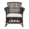thumbnail image 3 of bali & pari Brooklyn Boho Arm Chair, Very Dark Brown, 3 of 10