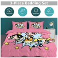 thumbnail image 5 of The Powerpuff Girls 3 Pieces Bedding Set 3D Printed Lightweight Bed Quilt Set Comforter Cover Set for Girls Kids Teens, 1 Quilt Cover 2 Pillowcases 102"x90", 5 of 8