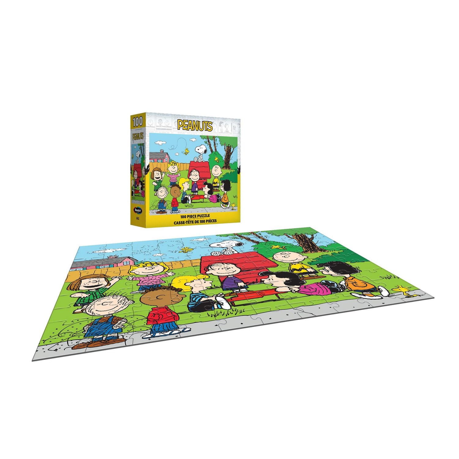 RoseArt - Pop Culture 100-Piece - Peanuts Gang - Kids Interlocking Puzzle