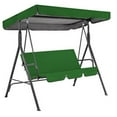 thumbnail image 5 of Swing Canopy Cover 190T Replacement Canopy For Swing For Seat 2 Or 3 Seater Garden Waterproof Swing Ceiling Sunshade Cover, 5 of 8