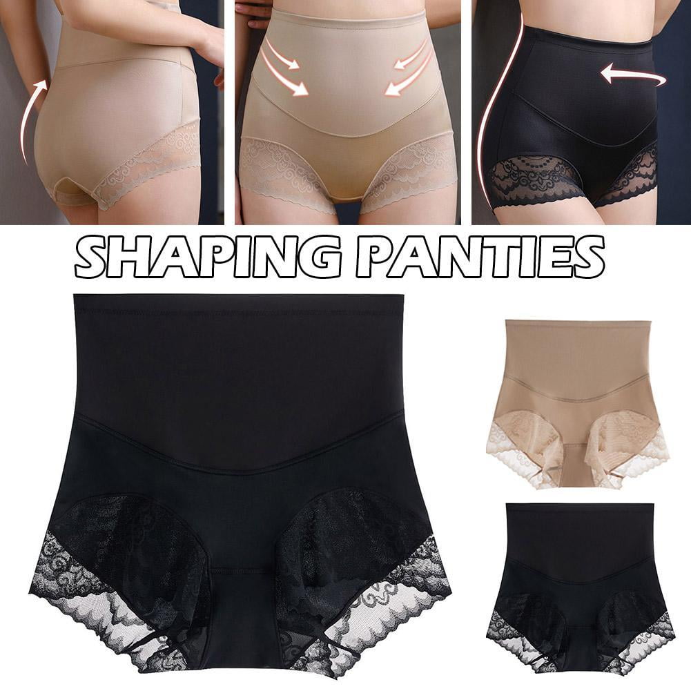 Silky High Waist Shaping Underwear Tummy Control Panties Seamless For Women  A6B9