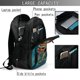thumbnail image 4 of Balery Owl In Blue Mochila con carga USB para hombre y mujer - Mochila impermeable y antirrobo para laptop con puerto USB para viajes, trabajo, 4 of 7
