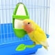 thumbnail image 2 of Alimentador de loros con estante de pie, soporte de plástico para frutas y verduras, contenedor de comida colgante, accesorios para jaula, suministros para pájaros y mascotas, 2 of 5