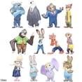 thumbnail image 1 of 12pcs Zootopia Zootropolis Judy Hopps Nick Wilde Mr Big Mini Figures Doll Toys Collectible Models Cake Cupcake Toppers Decor Kids Birthday Gift, 1 of 4