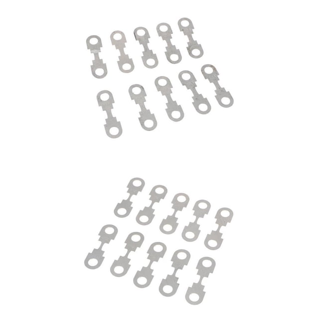 Tira plana de fusibles de metal plano para coche Sunnimix 20 Piezas 12V 40A 50A