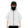 thumbnail image 1 of RXMEKW Soft Breathable Fabric Hooded Zipper Cardigan With Pockets For Boys And Girls For Summer Casual Wear In Multiple Colors, 1 of 7