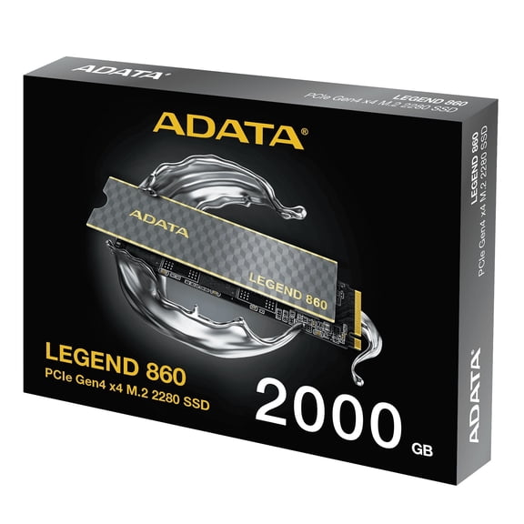 ADATA LEGEND 860 2TB PCIe Gen4 NVMe M.2 Internal SSD, 6000MB/s, PS7