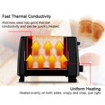 thumbnail image 2 of EZONEDEAL Electric Toaster 2 Slice Wide Slot Compact Stainless Steel Toasters For Bread, 2 of 5