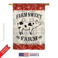 thumbnail image 2 of Breeze Decor BD-FA-H-110119-IP-BO-D-US18-WA 28 x 40 in. Sweet Farm Pig Nature Animals Impressions Decorative Vertical Double Sided House Flag, 2 of 4