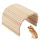 thumbnail image 4 of Escalera De Madera Para Hámster, Puente Flexible De Madera Para Cobayas, Hurones, Erizos, Chinchillas, Conejos, 4 of 7