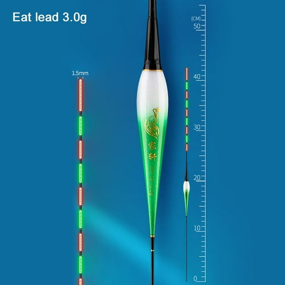 New Night fishing Indicator Buoy Strike Nano Rock fishing Floats Bobbers Light Float Electronic Fishing float EAT LEAD 3.0G