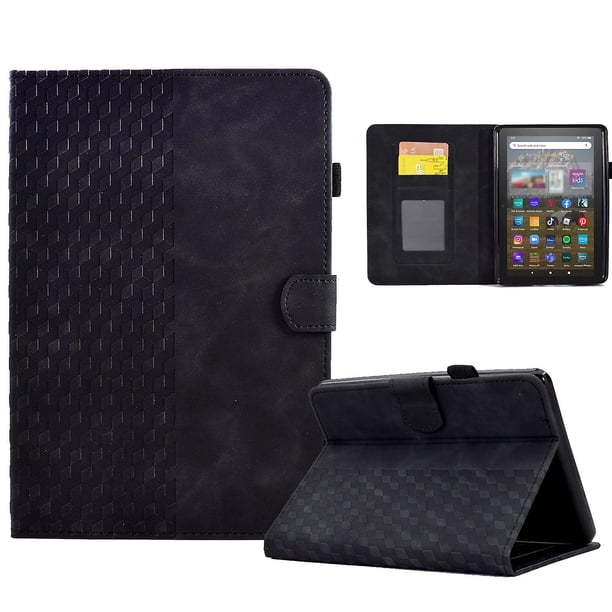 Para Amazon Kindle 11. ª generación (2022), funda plegable de cuero Pu con patrón impreso, tarjetero, funda para tableta con activación/reposo automático