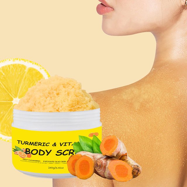 Exfoliante de cúrcuma 240g Fiudx Ofertas relampago Exfoliante antioxidante Limpiador Exfoliant