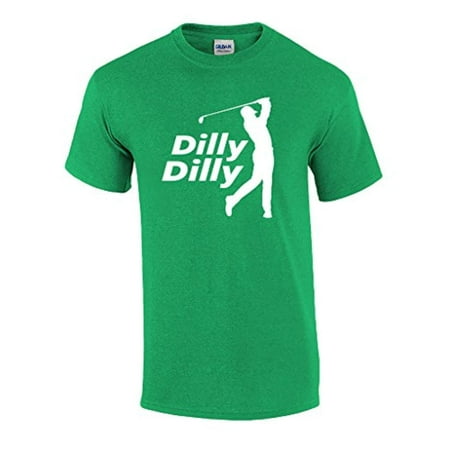 Trenz Shirt Company Funny Dilly Dilly Golf Tournament Graphic T-Shirt-Large