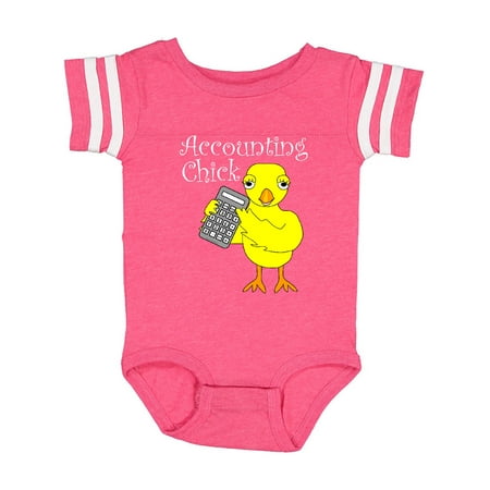 

Inktastic Accounting Chick White Text Gift Baby Girl Bodysuit