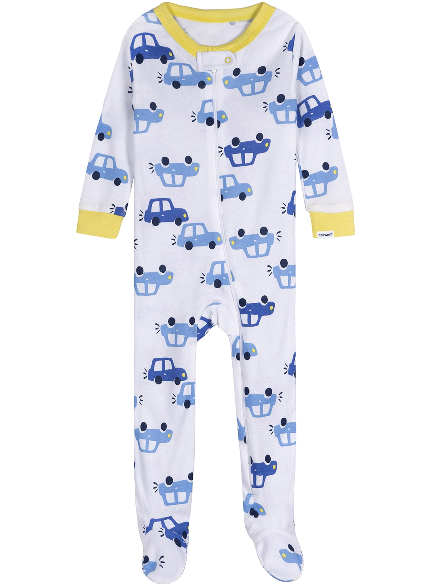 Onesies Brand Baby Boy Footed Pajamas, 4-Pack, Sizes Newborn - 24 Months