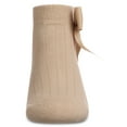 thumbnail image 6 of MeMoi  Ribbed Bow Anklet Socks - Girls - Female, 4, Tan, 6 of 11