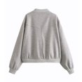 thumbnail image 4 of Womens Cropped Jacket Button Down Long Sleeve Winter Casual Coats Outerwear Women Autumn Winter Cropped, 4 of 5