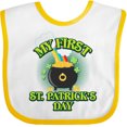 thumbnail image 3 of Inktastic My First St. Patrick's Day Boys or Girls Baby Bib, 3 of 4