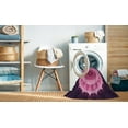 thumbnail image 2 of Ahgly Company Machine Washable Indoor Rectangle Transitional Dark Hot Pink Area Rugs, 2' x 3', 2 of 7