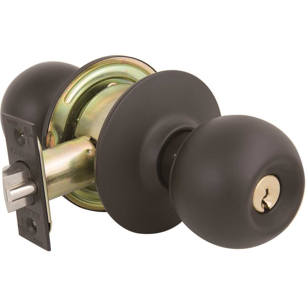 US Lock USX2010A1B10B 2010 GR2 Entrance Ball Door Knob US10B SC1 2-3/8 in. Backset
