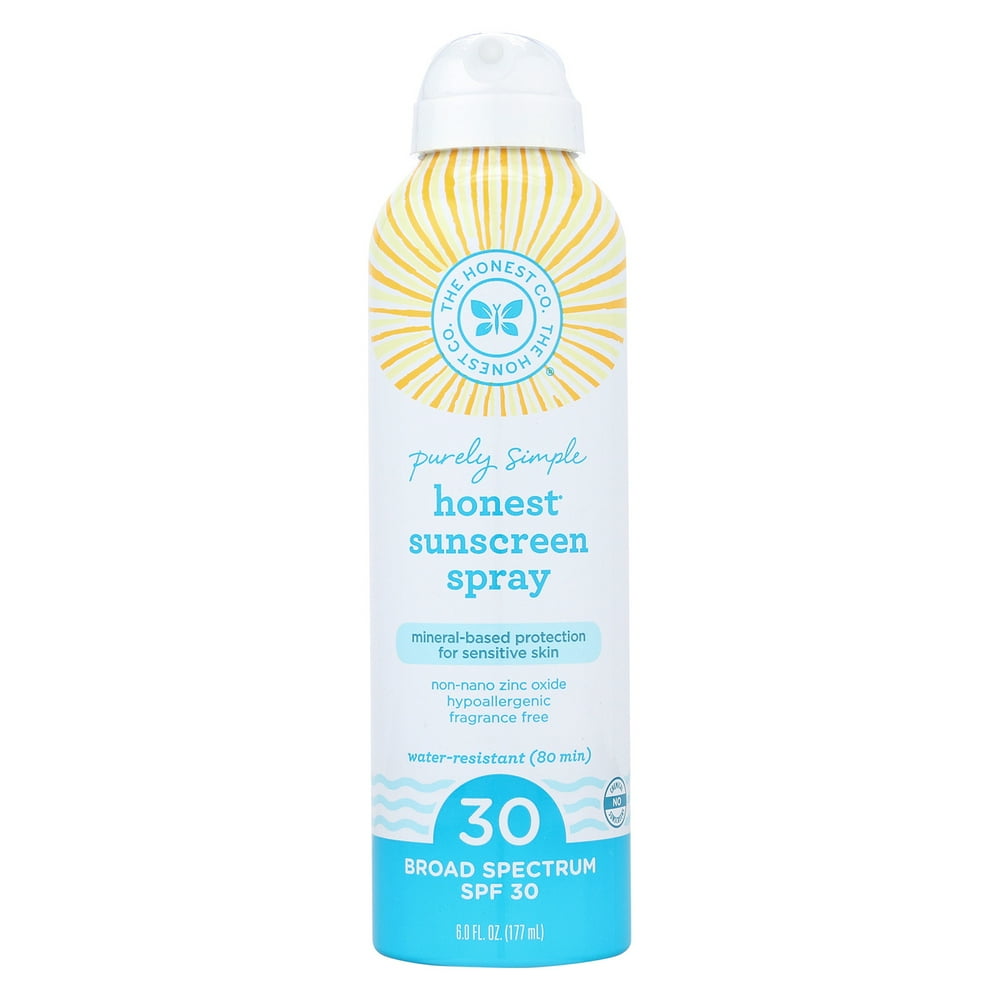 Honest Beauty The Honest Company SPF 30 Sunscreen Spray 6 Fl oz